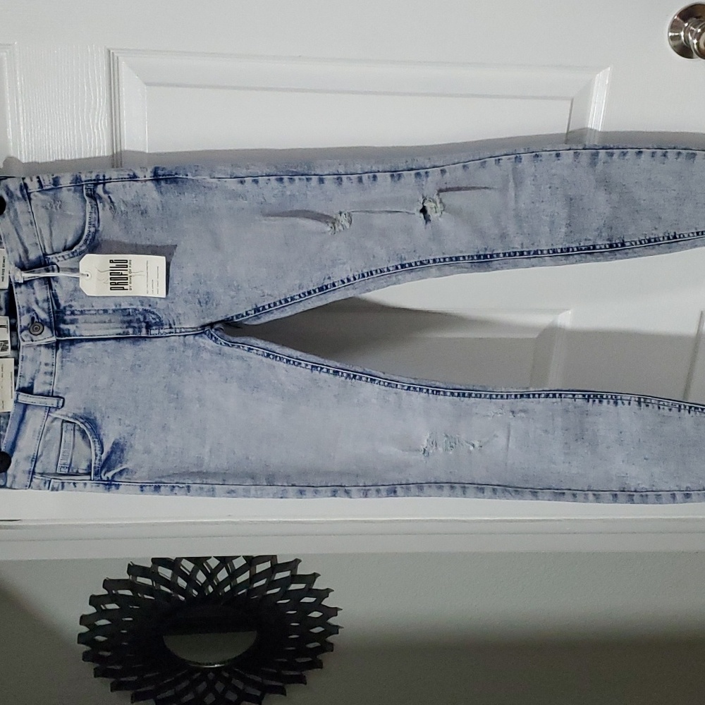 PROFILE BY RING OF FIRE MIDRISE DISTRESSED SKINNY JEANS 5/26